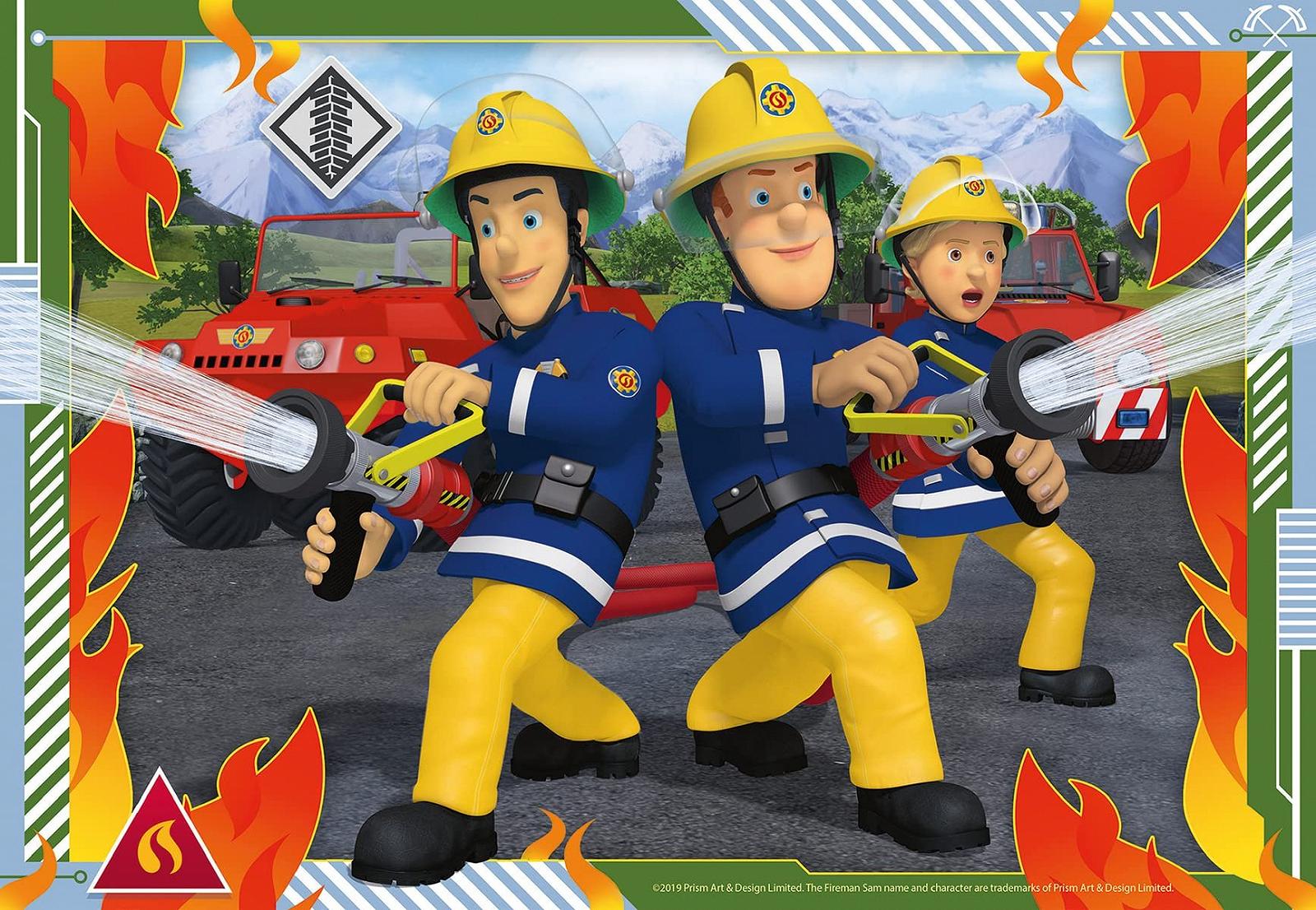 Детский пазл Ravensburger Fireman Sam and His Team 80532 2 x 24 элемента, фото №2