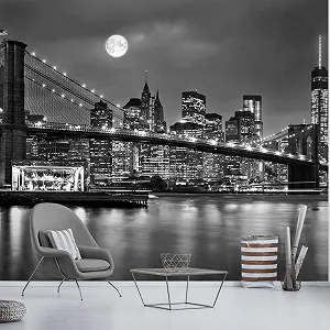 Фотошпалери New York 308 x 220 см Fleece 9101010b сучасний декор Зроблено в Німеччині synthetic.ua - Фото 1