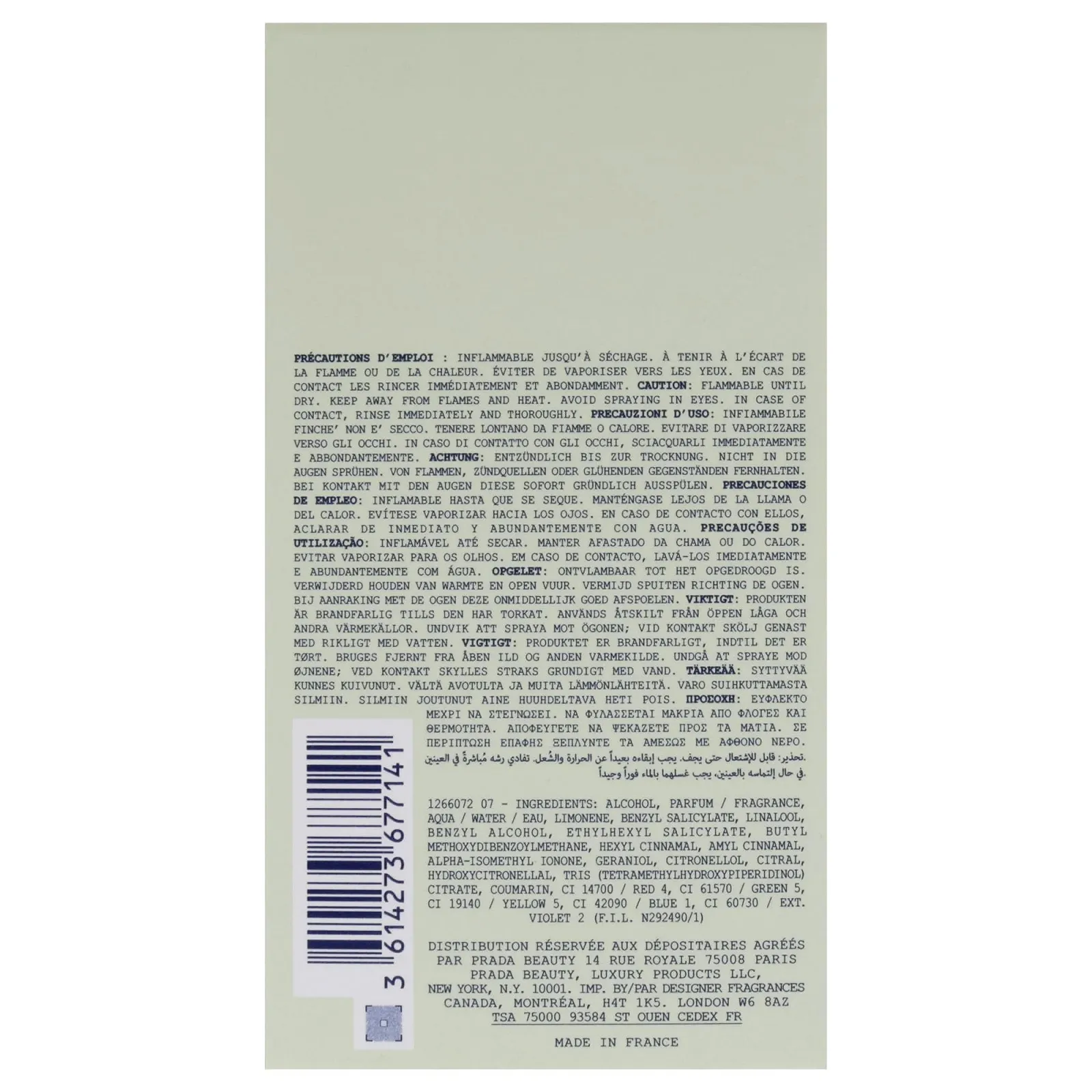 Парфумована вода Prada Infusion Vanilla Жіночий 100 мл, фото №5 Парфумована вода Prada Infusion Vanilla Жіночий 100 мл, фото №5