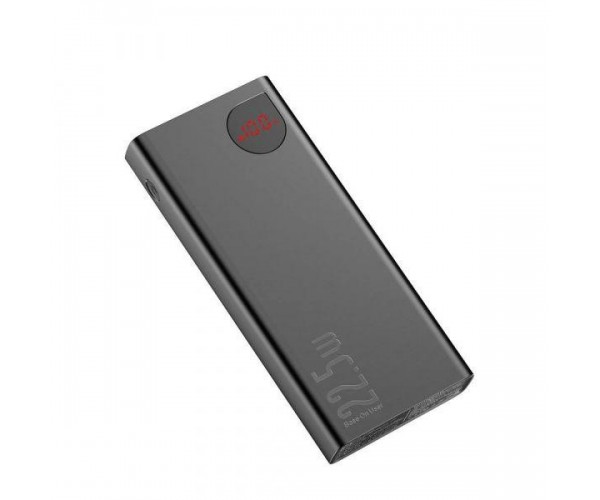 Зовнішній акумулятор павербанк Baseus Adaman Metal Digital 20000mAh 22.5W 2021 Editon Black PPAD000101 PPADM20S, фото №3 Зовнішній акумулятор павербанк Baseus Adaman Metal Digital 20000mAh 22.5W 2021 Editon Black PPAD000101 PPADM20S, фото №3