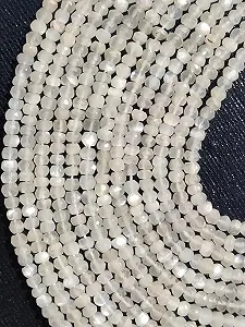 Намистини Місячний Камінь Ограновані 4-4.5 мм - Фото 1