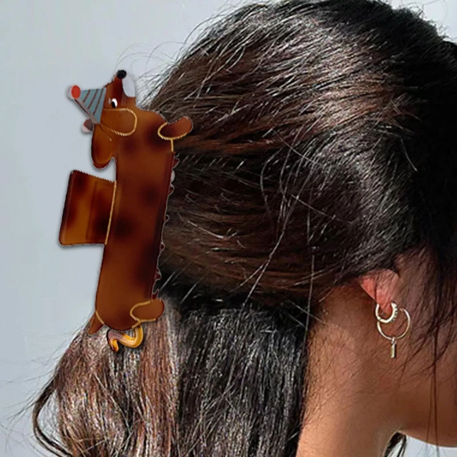 Заколка для волос Такса, Прочные милые заколки для волос, Ацетатная заколка для собак, Аксессуары для волос для женщин и девочек, фото №3 Заколка для волос Такса, Прочные милые заколки для волос, Ацетатная заколка для собак, Аксессуары для волос для женщин и девочек, фото №3