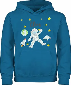 Худі Shirtracer Космос Астронавт Дитячий Космічна планета Подарунок - Фото 1