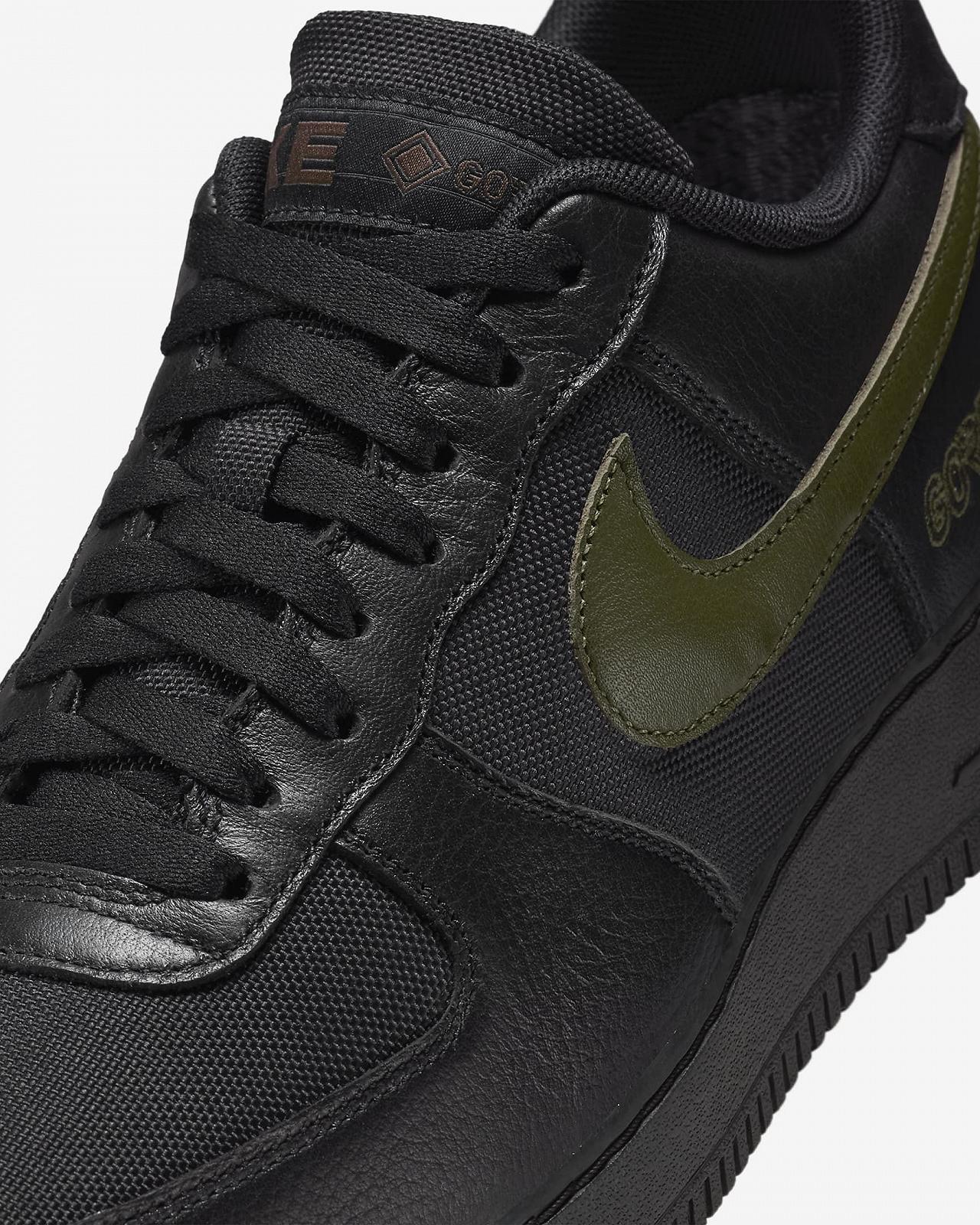 Кросівки Nike Air Force 1 Low GORE-TEX "Black/Cargo Khaki" 42.5, фото №5