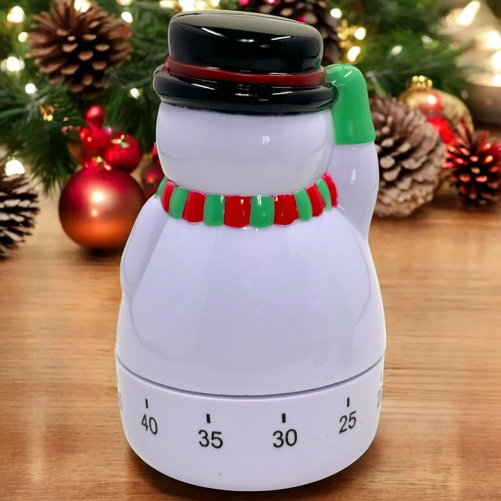 Кухонный таймер MIJOMA Mechanical Christmas 60 Minute Снеговик, фото №5 Кухонный таймер MIJOMA Mechanical Christmas 60 Minute Снеговик, фото №5