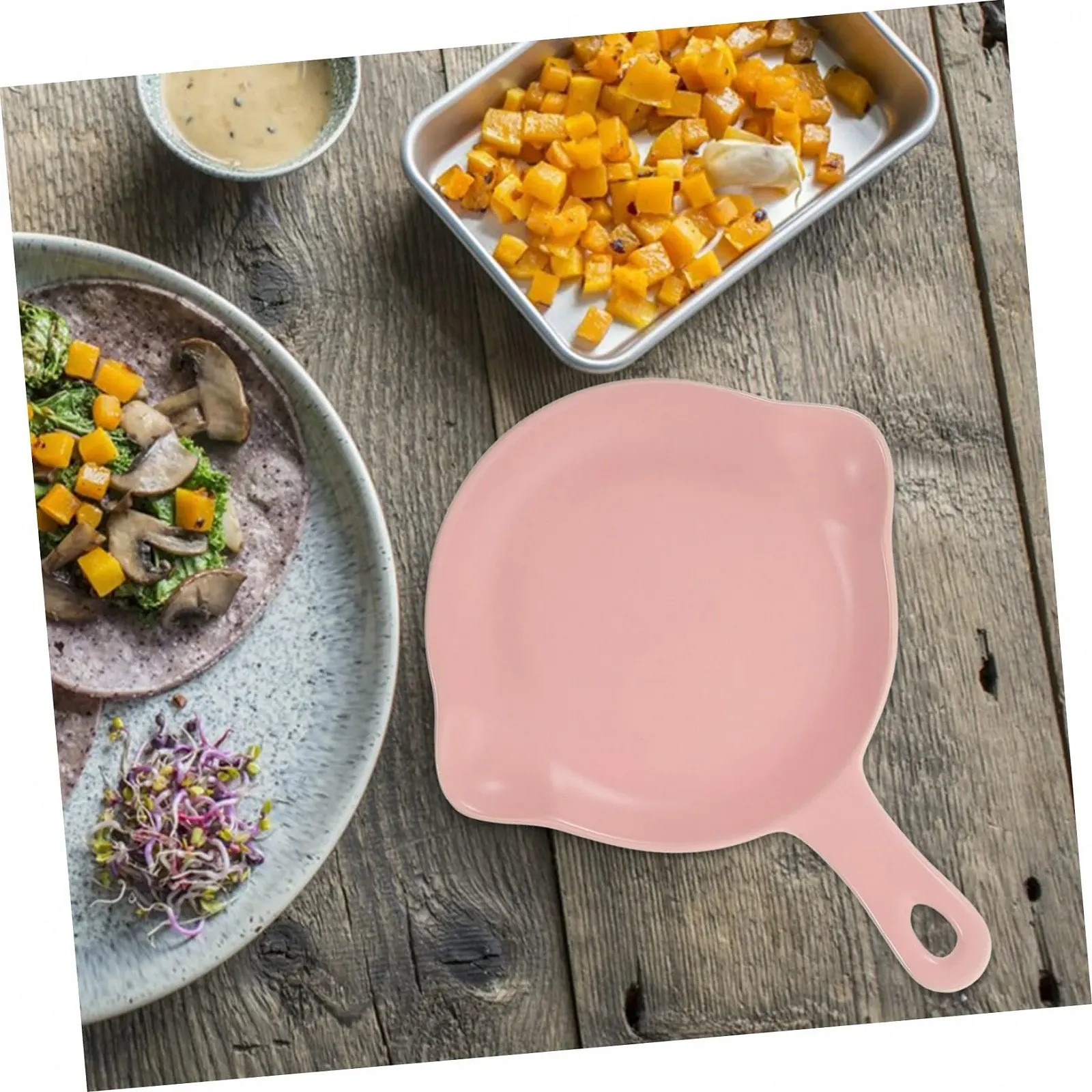 Форма для запекания Cabilock Nordic Style керамическая с ручкой термостойкая декоративная, фото №6