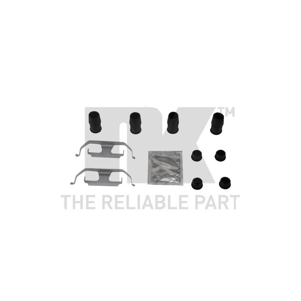 Комплект аксесуарів, гальмівні колодки NK 79151889 для автомобілів без спортпакета, фото №1