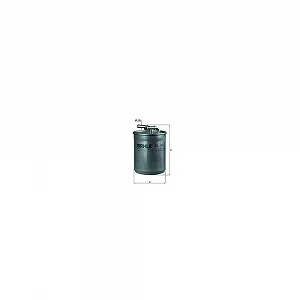 Фильтр топливный KNECHT KL 494 для AUDI SEAT SKODA VW CUPRA - Фото 1