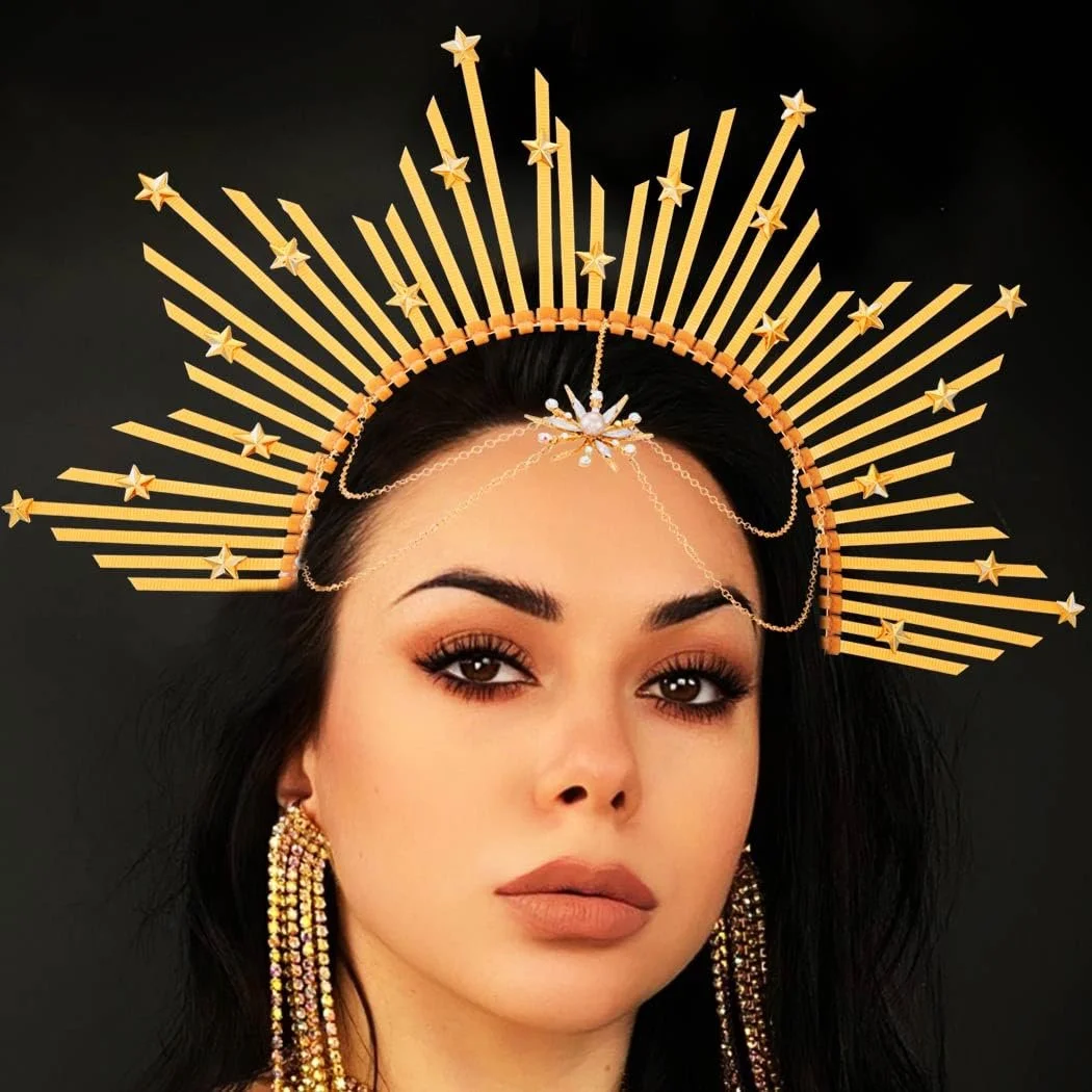 Обруч для волосся Zoestar Mary Halo Crown, фото №2