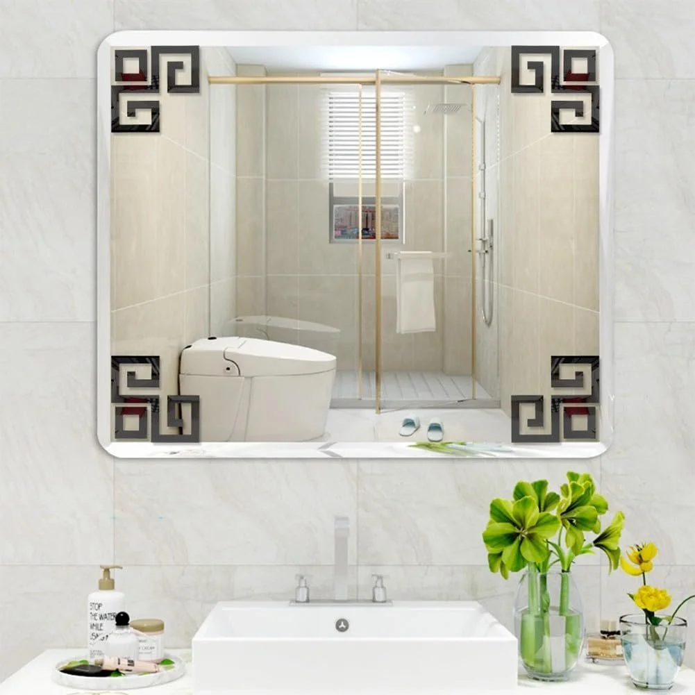 Дзеркальна наклейка 3D Mirror Sticker DIY акрилова декоративна Сріблястий, фото №6 Дзеркальна наклейка 3D Mirror Sticker DIY акрилова декоративна Сріблястий, фото №6