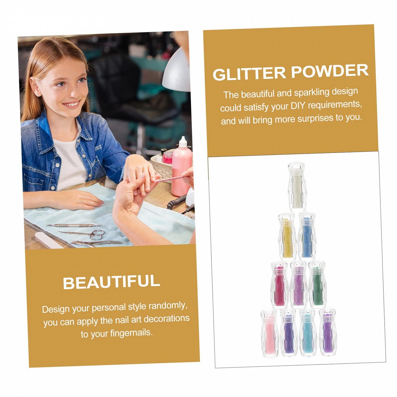 Микро Бисер для Ногтей Beavorty, 10 шт., фото №7