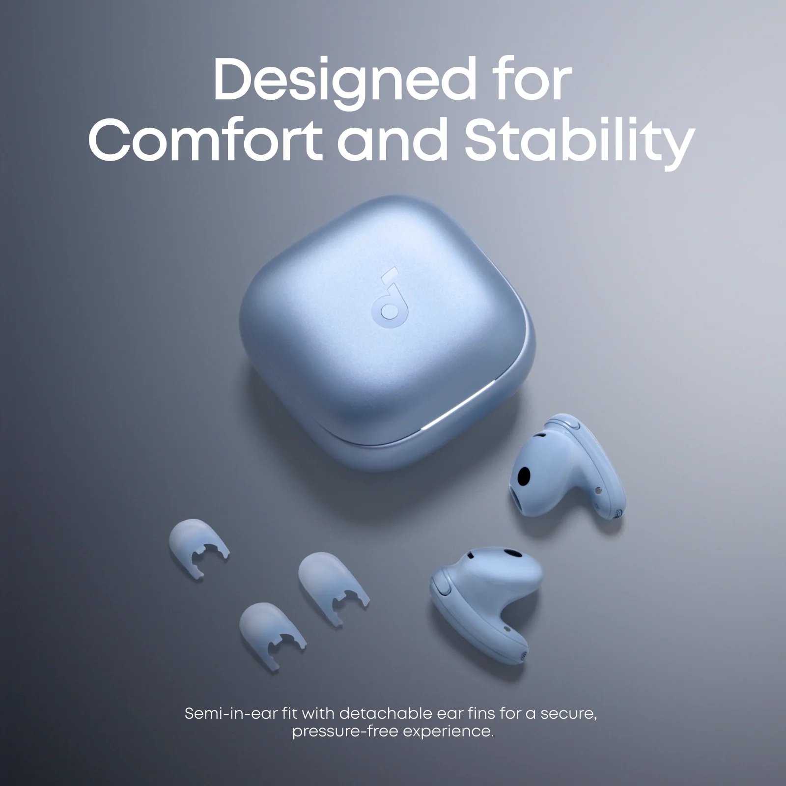 Навушники Anker Soundcore Liberty Buds Blue LDAC Hi-Res ANC AI Translation, фото №8