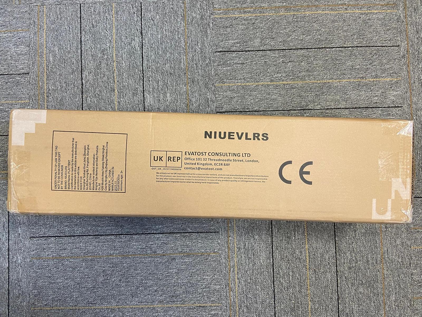 Палатка детская NIUEVLRS с подушкой, игровая для дома и улицы для девочек и мальчиков от 3 лет, для малышей, 132 x 90 x 132 см, со звездными огнями и флагами, фото №3