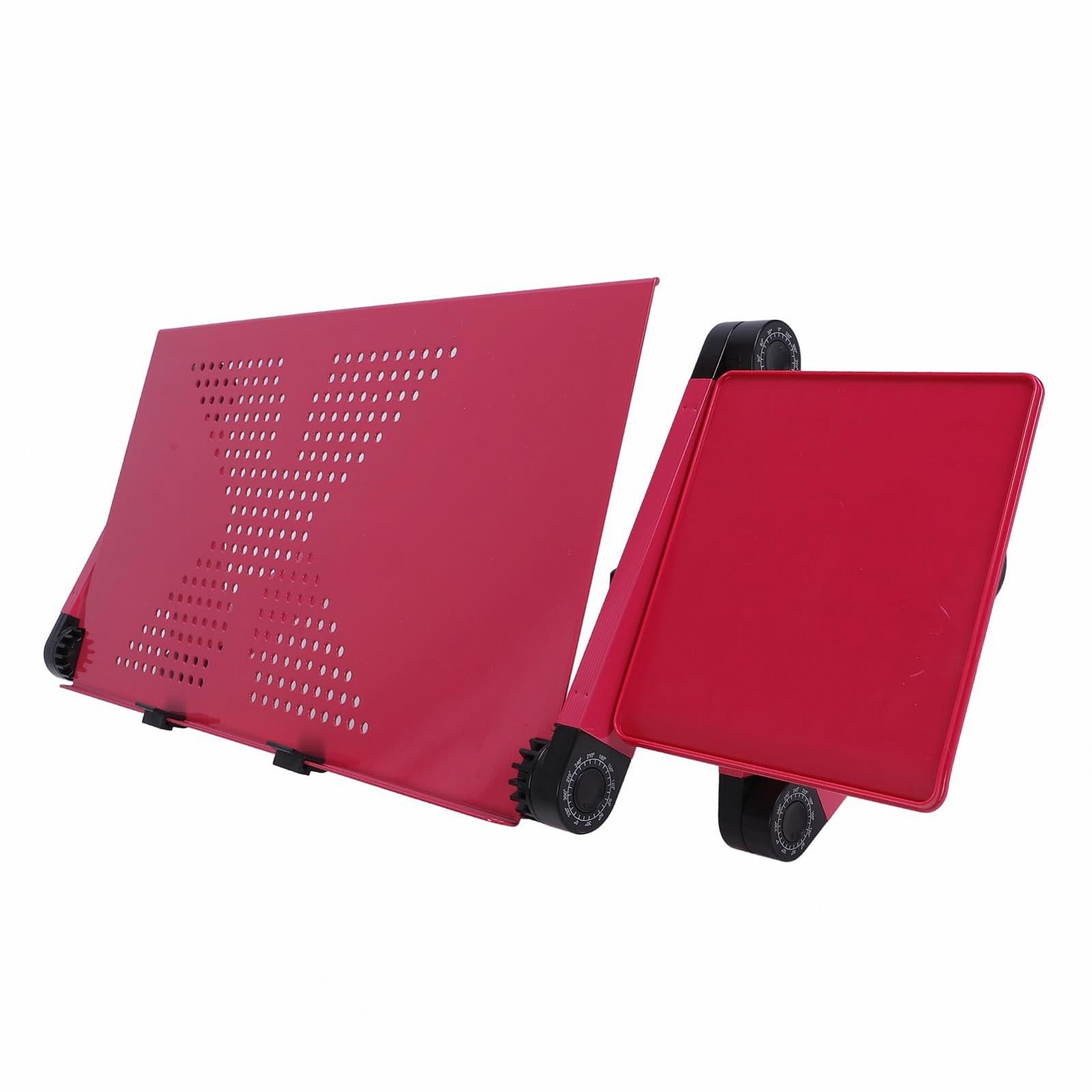 Подставка для ноутбука портативная, эффективная вентиляция, для домашнего стола Розовый, фото №9