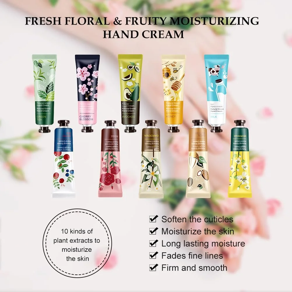 Набір кремів для рук 2025 Різдвяний подарунковий набір 10 штук, фото №2