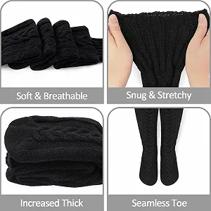 Гольфи LittleForBig панчохи ботфорти над коліна в'язані 105 см synthetic.ua - Фото 1