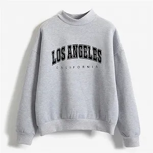 Женский свитшот Los Angeles California Backwoods Y2K Аниме Свободный крой Однотонный Длинный рукав synthetic.ua - Фото 1