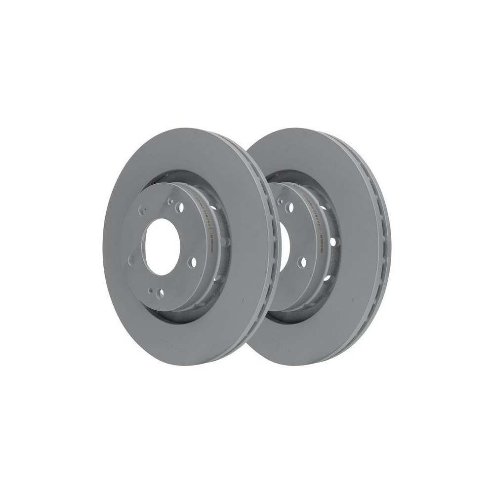 Гальмівний диск ATE 24.0124-0215.1 для CITROËN MITSUBISHI PEUGEOT передня вісь, фото №2