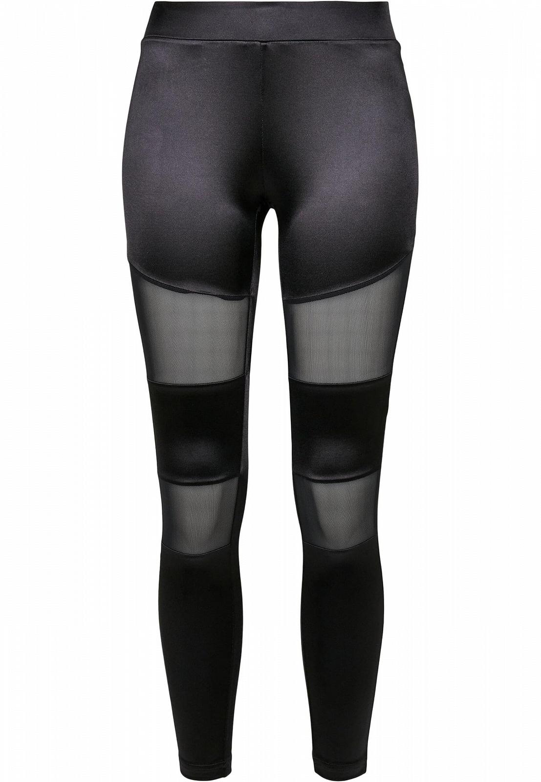Леггинсы Urban Classics Shiny Tech Mesh, женские, фото №2