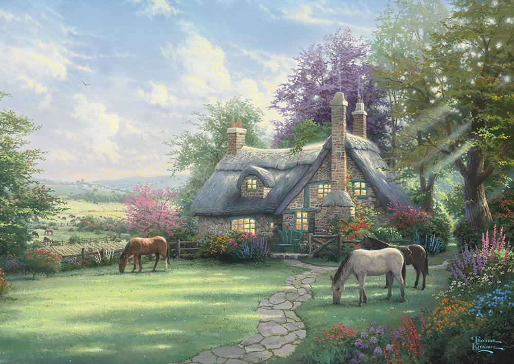 Пазл Schmidt Spiele Thomas Kinkade A Perfect Summer Day 500 деталей в жестяной коробке, фото №1 Пазл Schmidt Spiele Thomas Kinkade A Perfect Summer Day 500 деталей в жестяной коробке, фото №1