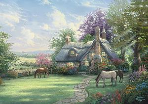 Пазл Schmidt Spiele Thomas Kinkade A Perfect Summer Day 500 деталей в жестяной коробке - Фото 1