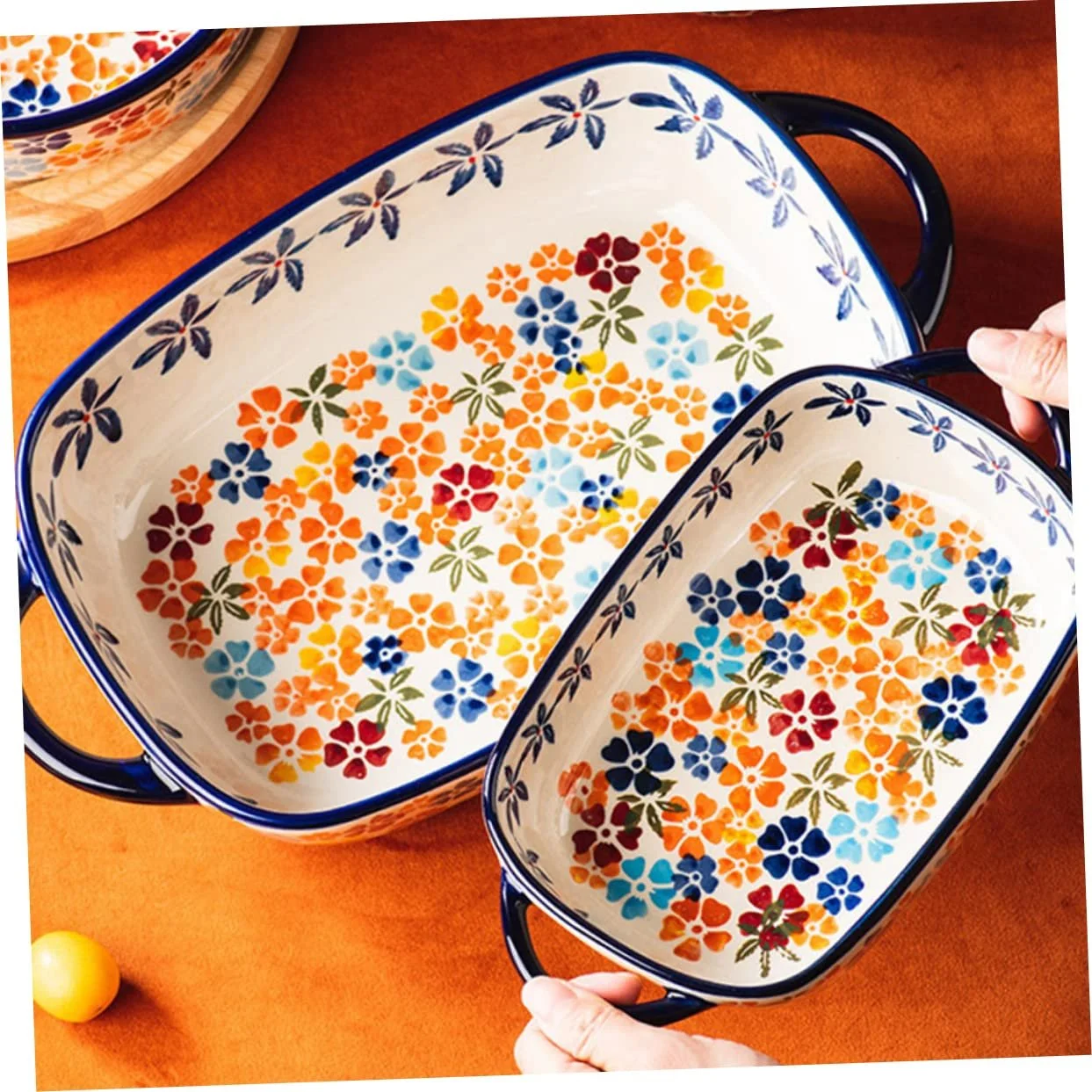 Деко керамічне ABOOFAN для духовки та мікрохвильової печі, фото №6