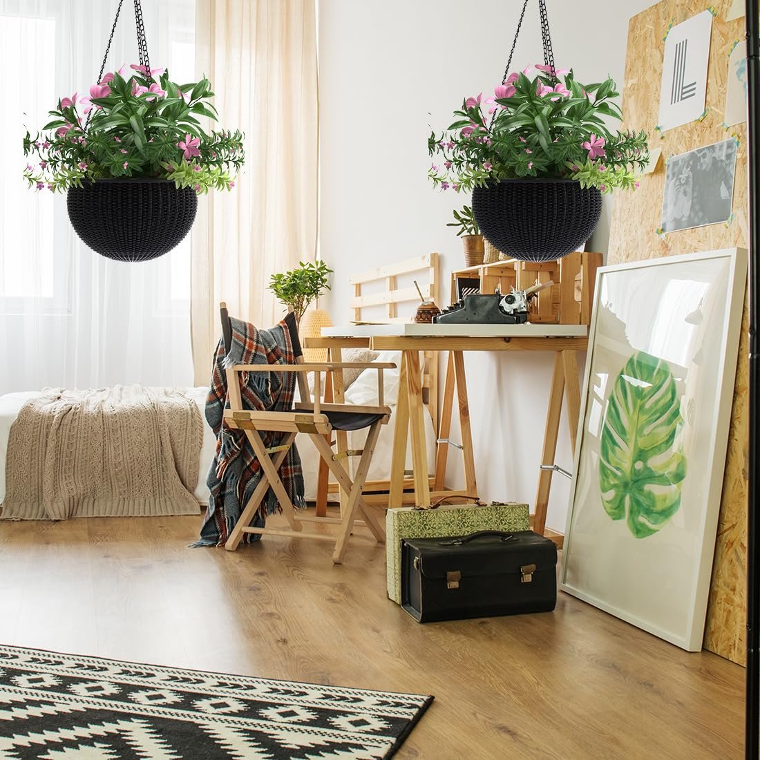 Ланцюжки для підвішування NUOOO металеві 16 дюймів набір з 3 шт. чорні, фото №5 Ланцюжки для підвішування NUOOO металеві 16 дюймів набір з 3 шт. чорні, фото №5