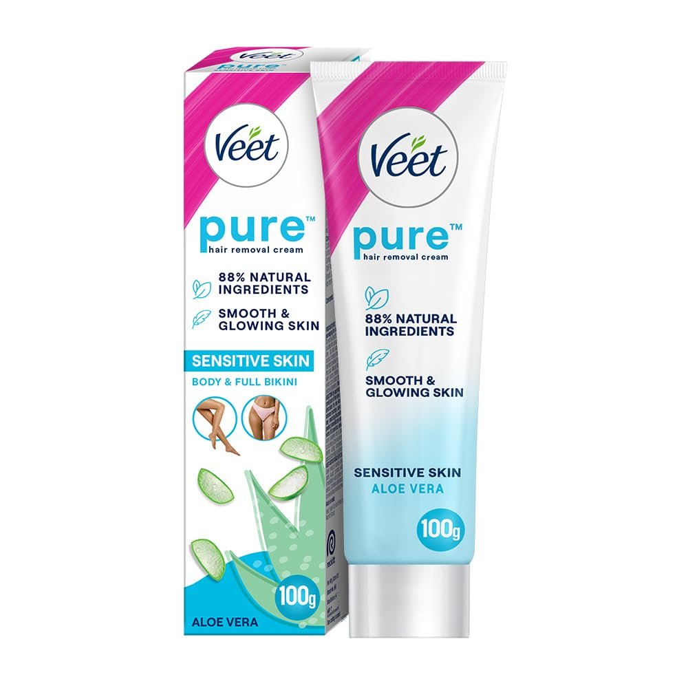 Крем для депиляции Veet Silk & Fresh для чувствительной кожи 100 г, фото №1