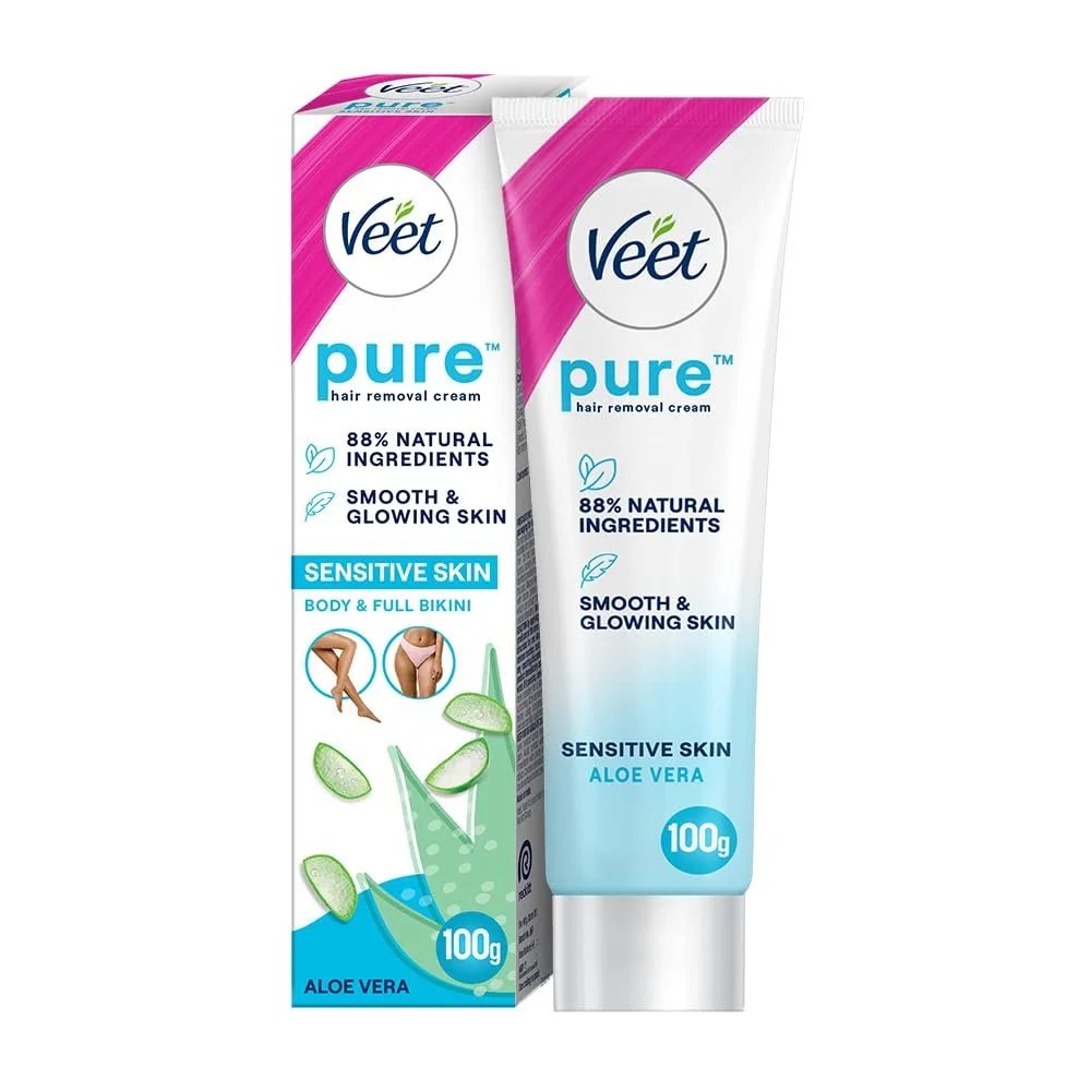 Крем для депіляції Veet Silk & Fresh для чутливої шкіри 100 г, фото №1