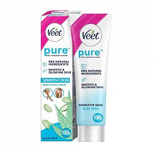 Крем для депиляции Veet Silk & Fresh для чувствительной кожи 100 г - Фото 1
