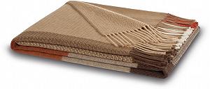 Плед Biederlack Desire з бахромою Колір Camel Розмір 130 x 170 см synthetic.ua - Фото 1