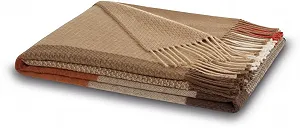 Плед Biederlack Desire с бахромой Цвет Camel Размер 130 x 170 см synthetic.ua - Фото 1