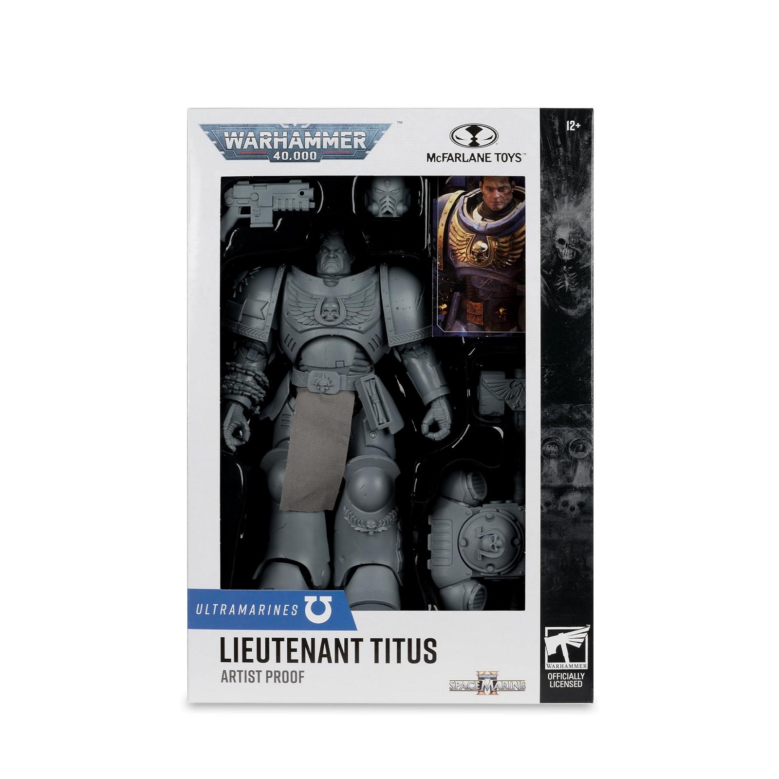 Фігурка Warhammer 40,000 McFarlane Toys Ultramarines: Лейтенант Тітус (Artist Proof) 18 см, фото №7
