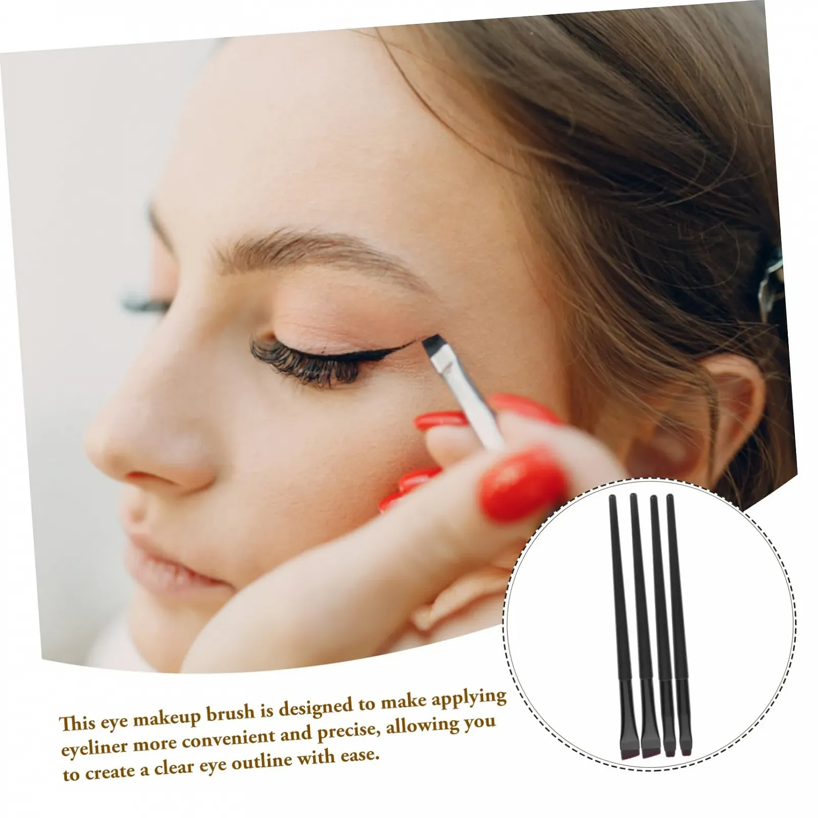 Кисти для подводки SOESFOUFU 16St, фото №7