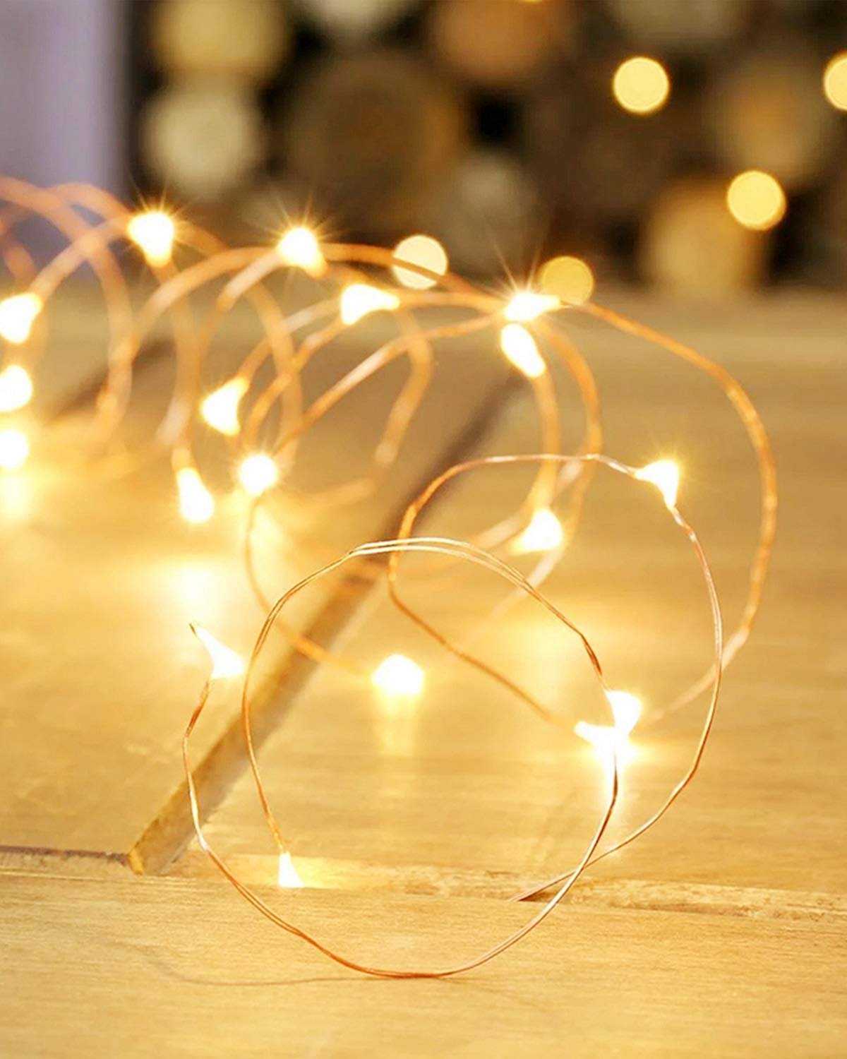 Гирлянда для бутылок Kolpop 2 м 20 LED теплый белый, фото №3