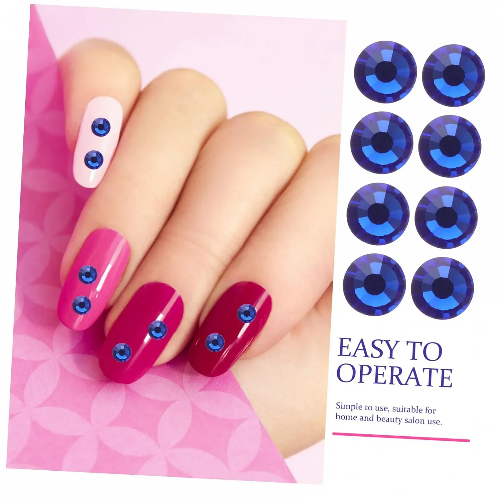 Стразы FRCOLOR 4320 штук для ногтей, плоские, украшения для мобильных телефонов, фото №3