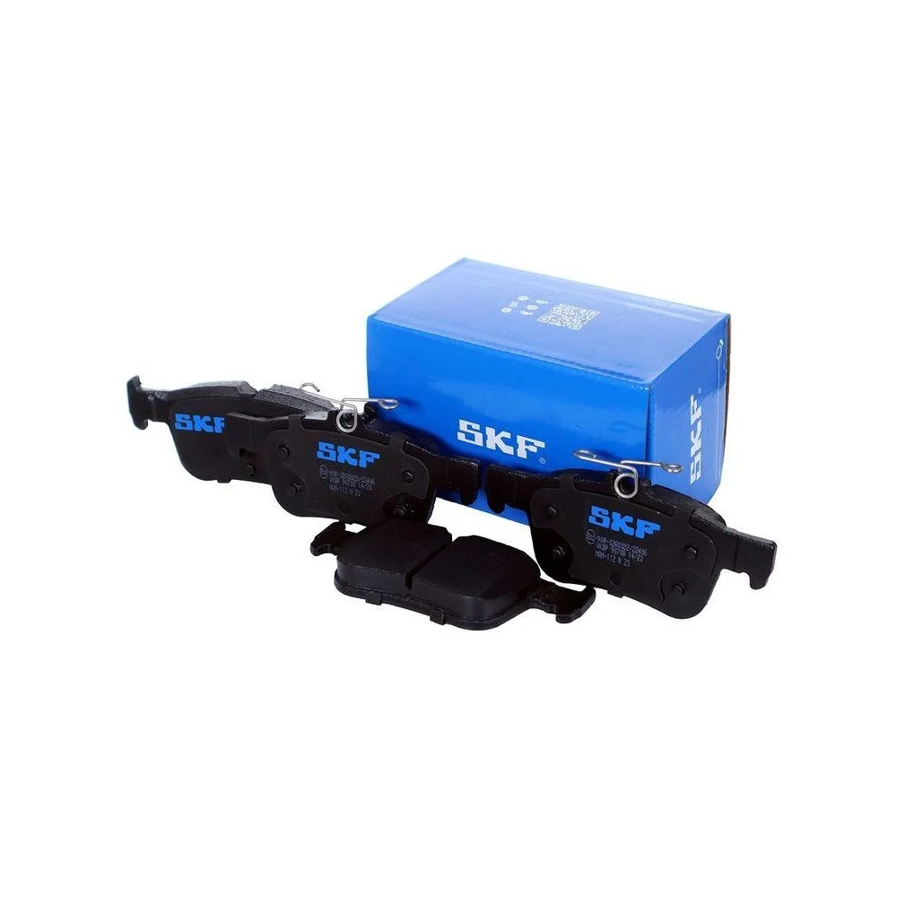 Комплект гальмівних колодок, дискове гальмо SKF VKBP 90708 для FORD, FORD USA, задня вісь, фото №1 Комплект гальмівних колодок, дискове гальмо SKF VKBP 90708 для FORD, FORD USA, задня вісь, фото №1