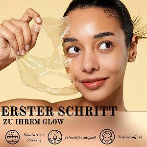 Маска для обличчя Нічна з куркумою, Нічна маска-обгортання з колагеном, з пензлем synthetic.ua - Фото 1