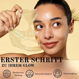 Маска для лица Ночная с куркумой, Ночная маска-обертывание с коллагеном, Маска-пленка для лица с ретинолом, Коллагеновые маски Улучшают шелушение кожи и эластичность кожи, Увлажняющая маска для лица с кистью synthetic.ua - Фото 1