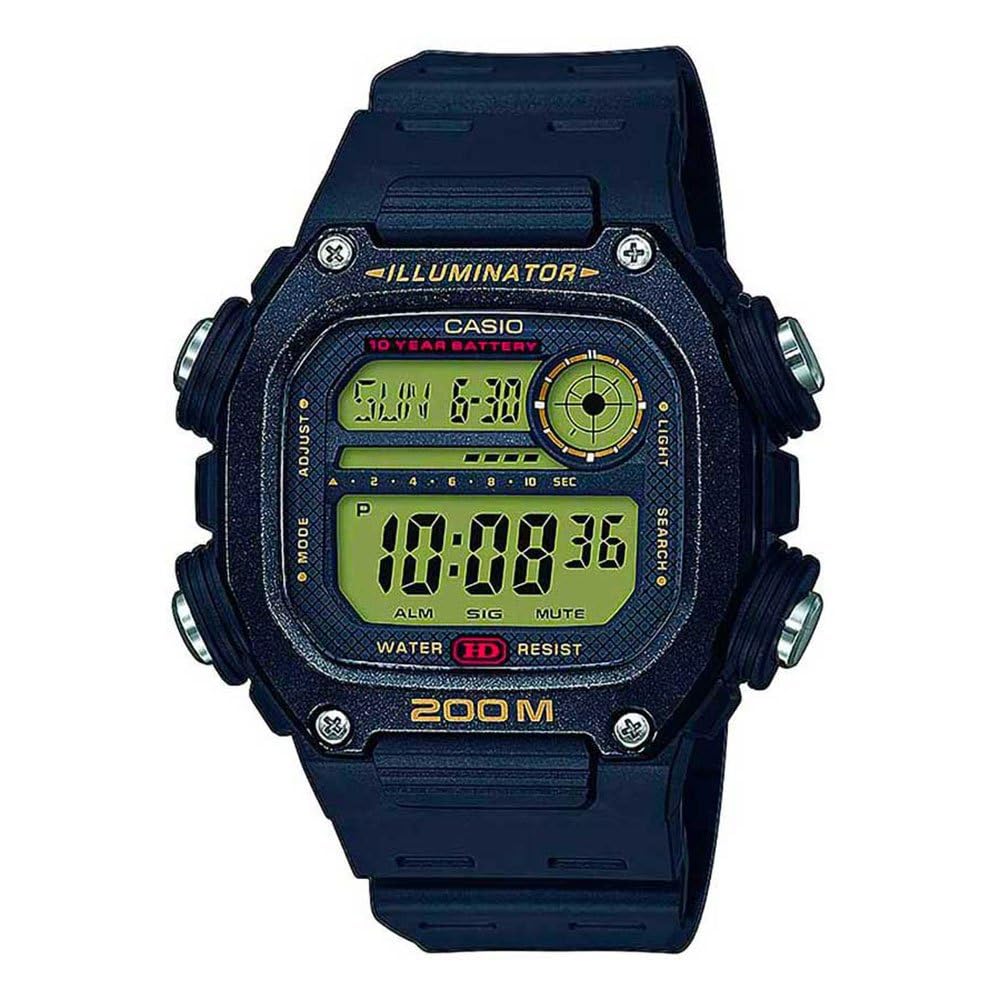 Часы CASIO Dw291h9a, черный Digi, ремешок, черный Digi, спортивный, фото №1