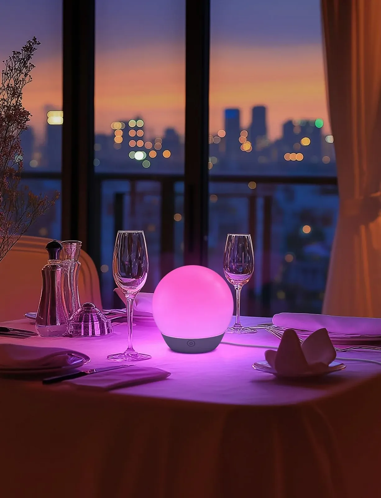 Настільна лампа світлодіодна розумна Aigostar Bluetooth з димуванням сумісна з Alexa набір з 2 шт., фото №9