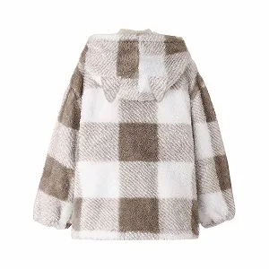 Флісова Куртка Дитяча Зимова для Дівчат з Довгою Блискавкою synthetic.ua - Фото 1