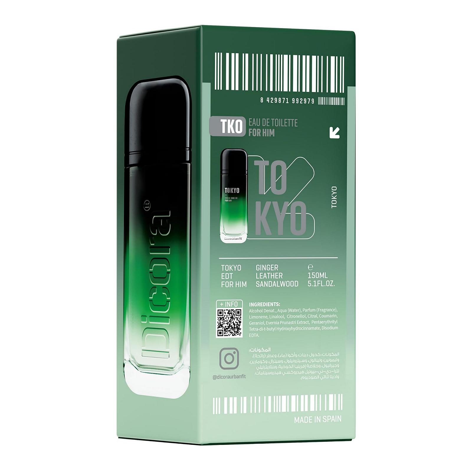 Туалетна вода Dicora Urban Fit Tokyo for HIM 150 мл, фото №4