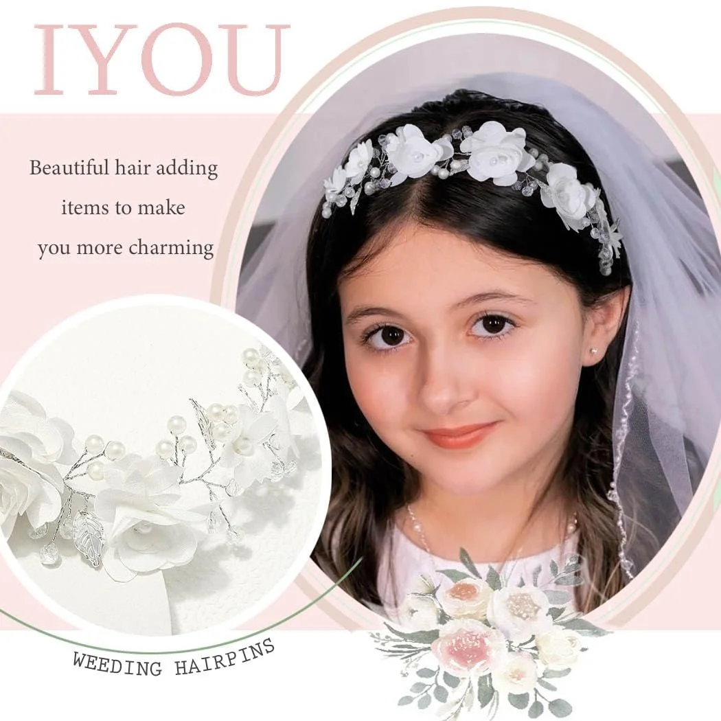 Обруч Квітковий IYOU для Дівчинки, фото №3