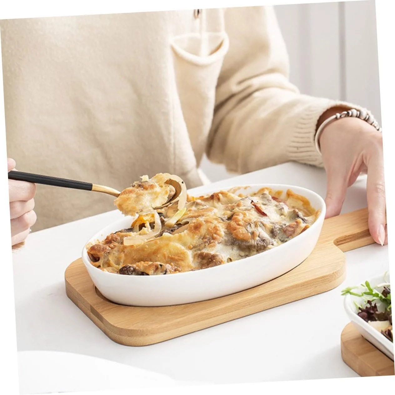 Форма для запікання VANZACK овальна керамічна термостійка, фото №2