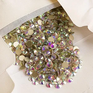 Стразы для ногтей Nagel Reize Кристалл-AB SS4, 1440 штук, Crystal AB synthetic.ua - Фото 1