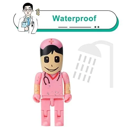 USB Flash Drive Cartoon Nurse Model USB 2.0 32 GB Pink, фото №3 USB Flash Drive Cartoon Nurse Model USB 2.0 32 GB Pink, фото №3