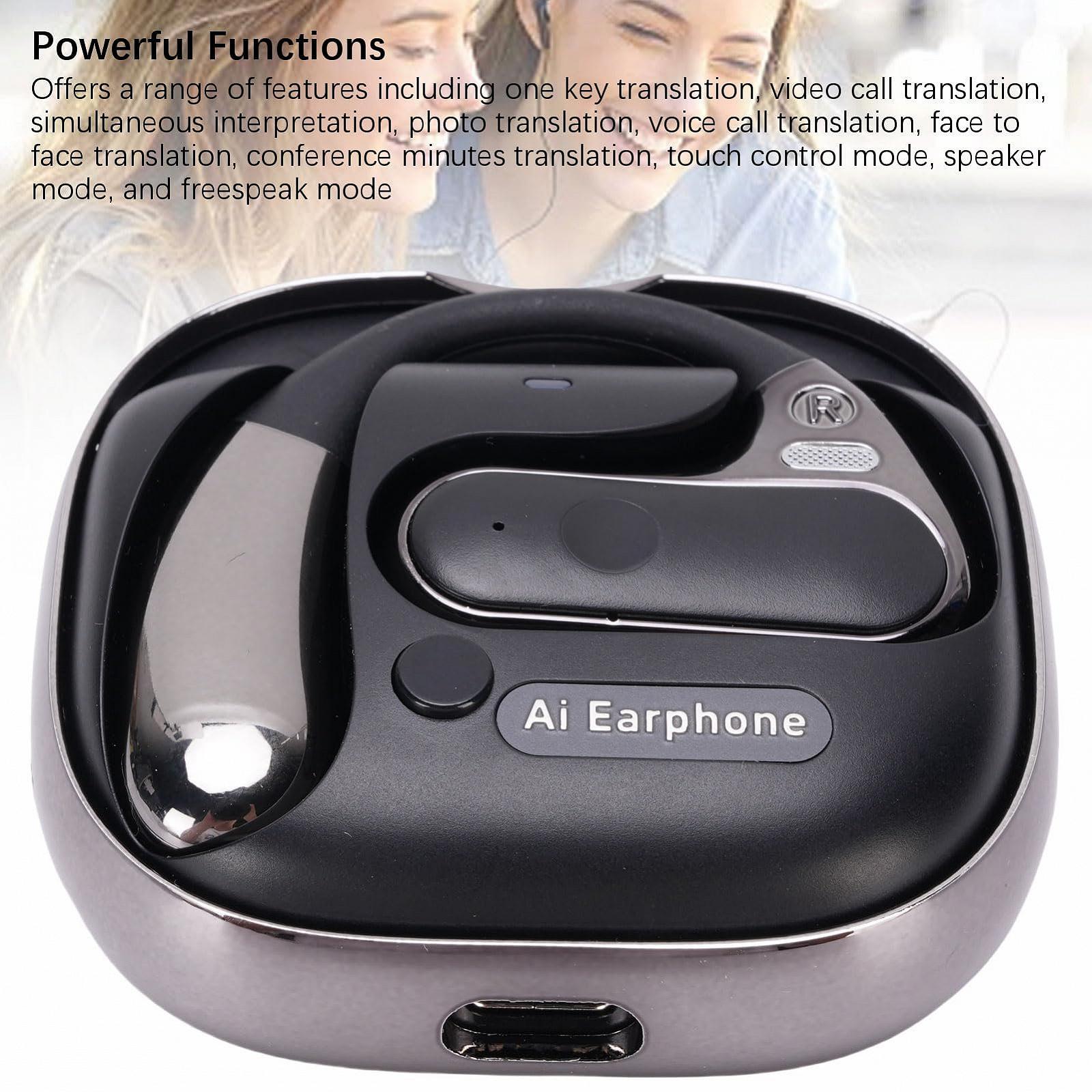 Навушники для перекладу AI Real Time, з вушним гачком з 130 онлайн мов підтримки для Android, фото №9 Навушники для перекладу AI Real Time, з вушним гачком з 130 онлайн мов підтримки для Android, фото №9