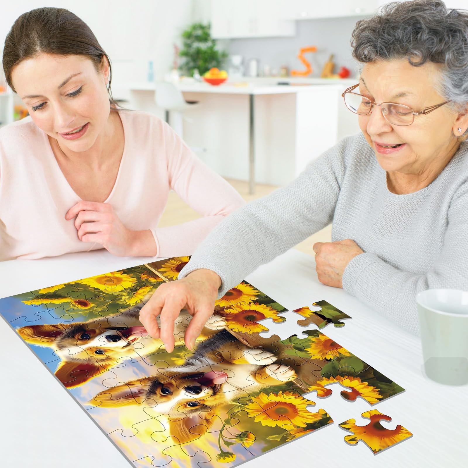 Набор пазлов для пожилых людей 3 шт по 48 крупных деталей 30,5 x 20,3 см, фото №7 Набор пазлов для пожилых людей 3 шт по 48 крупных деталей 30,5 x 20,3 см, фото №7