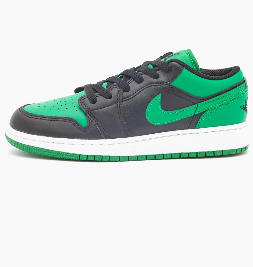 Кросівки Jordan 1 Low Lucky Green (GS) 36, фото №1